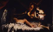 Giuseppe Maria Crespi Cupid and Psyche oil painting on canvas